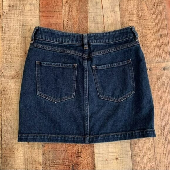 Pacsun women's size 24 button front denim mini skirt - Picture 4 of 4